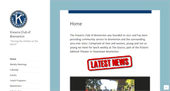 Desktop Screenshot of bremertonkiwanis.org